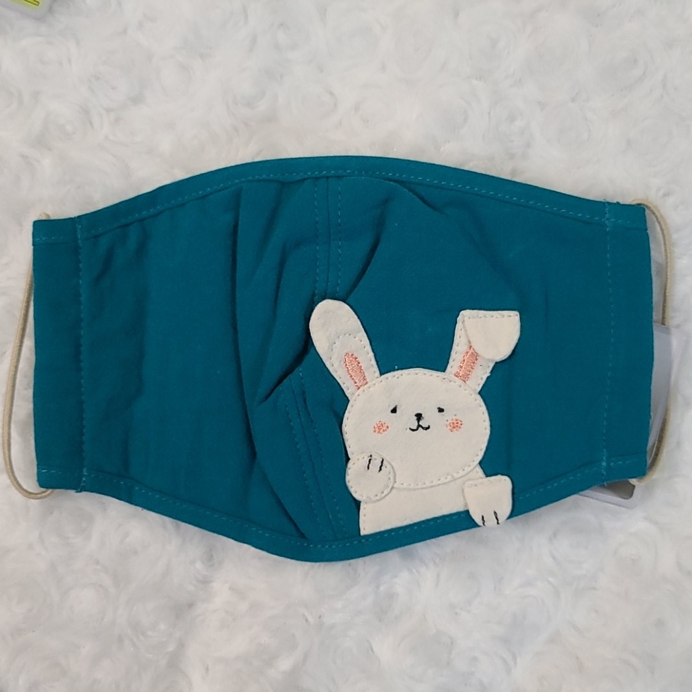 1 Hikosen Bunny Embroidered Kid's Mask
